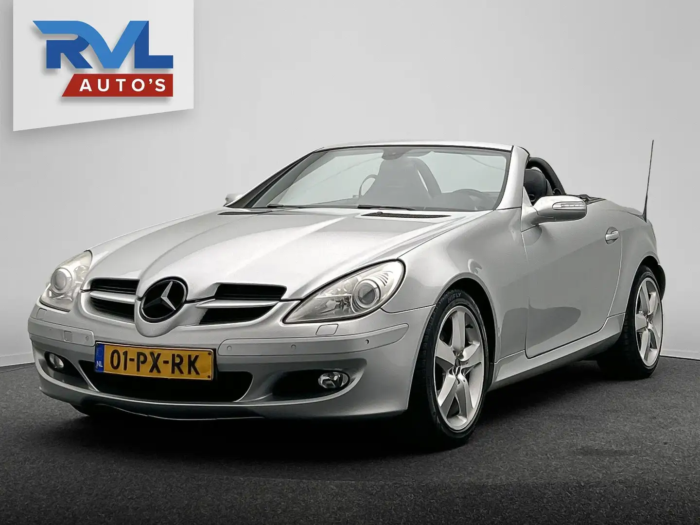 Mercedes-Benz SLK 200 K. * Origineel Nederlands * Leder Climate-control Szürke - 1