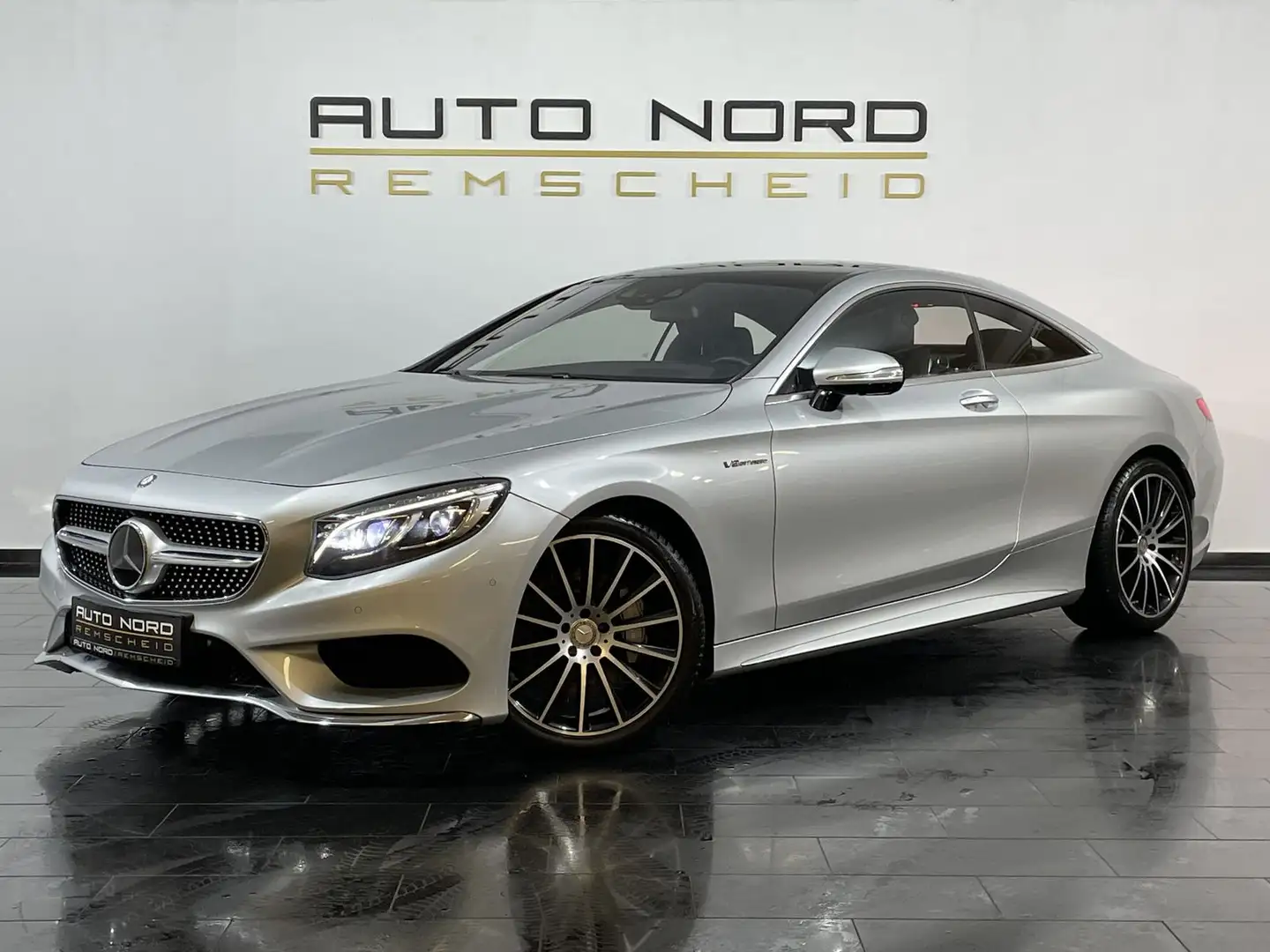 Mercedes-Benz S 500 Coupé 4M*AMG*Pano*360°*HeadUP*DAB*Luft*LED Silber - 1