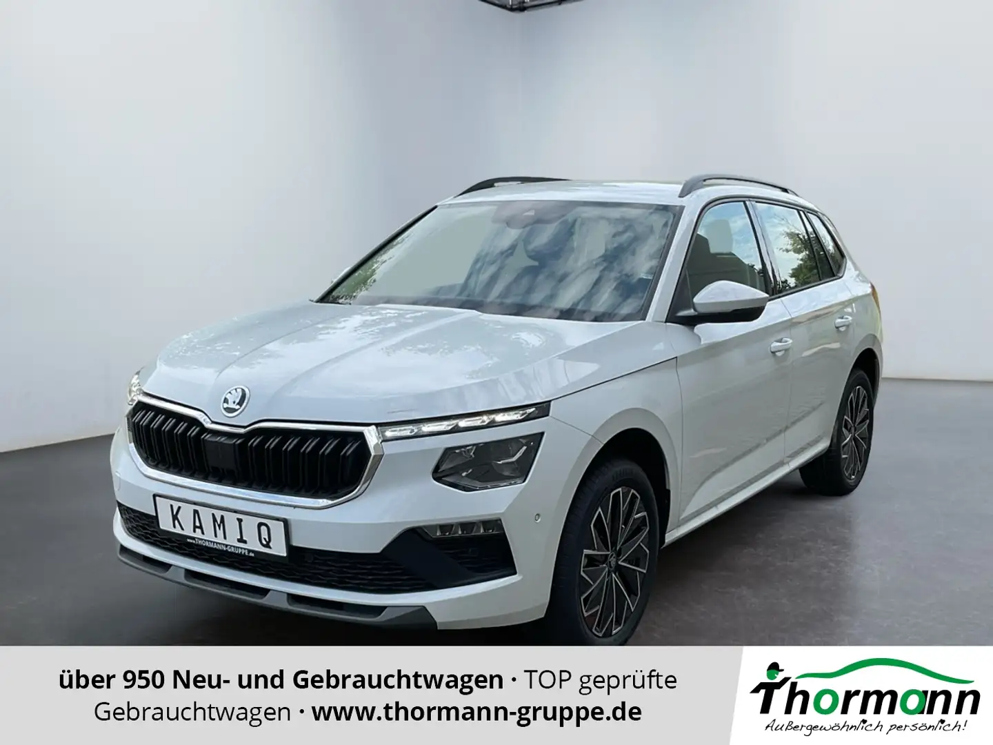 Skoda Kamiq Tour 1.5 TSI DSG ACC SpurH LED Navi Weiß - 1