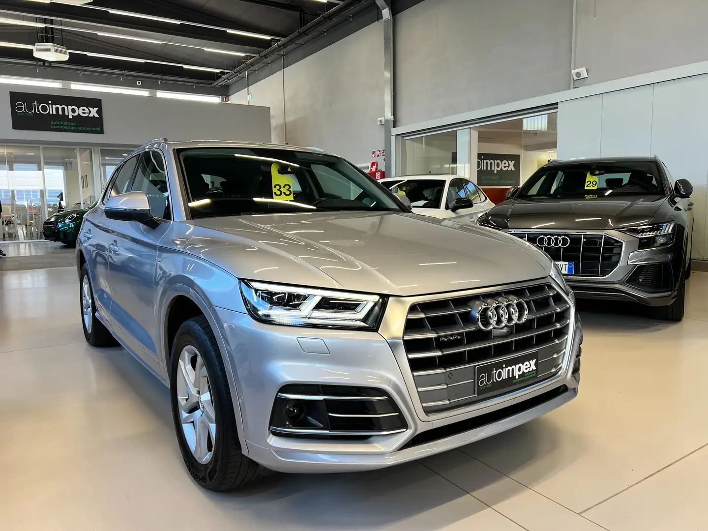Audi Q5 50 3.0 tdi S line quattro 286cv tiptronic CAM360 Plateado - 1