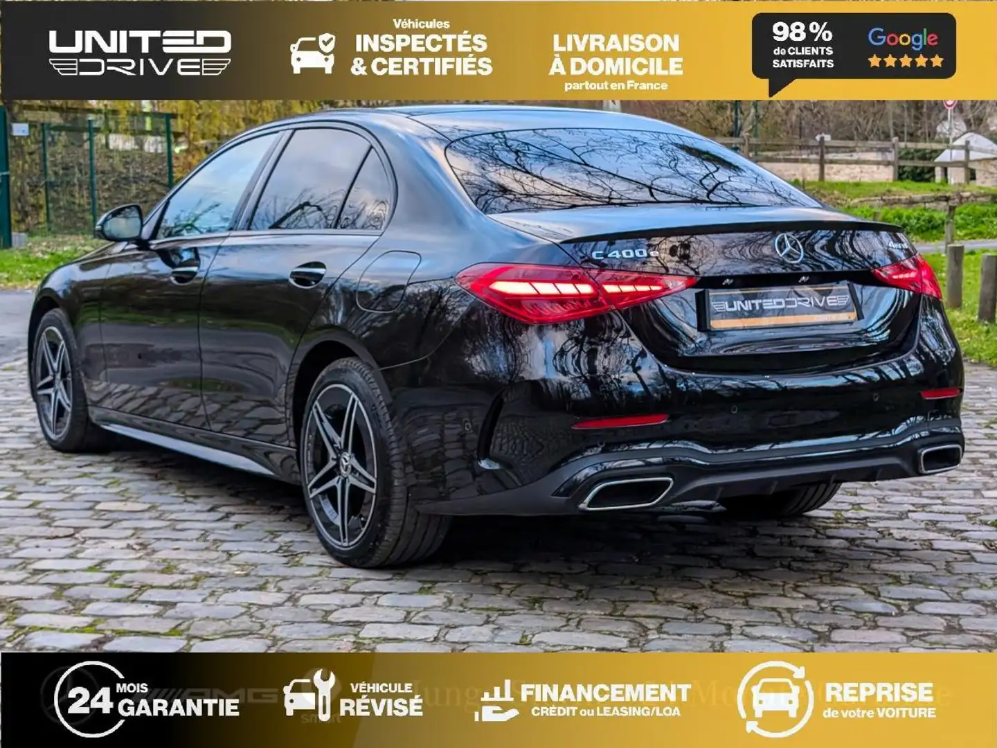 Mercedes-Benz C 400 C 400 e - BVA 9G-Tronic BERLINE - BM206 AMG Line 4-Matic - BVA - 2