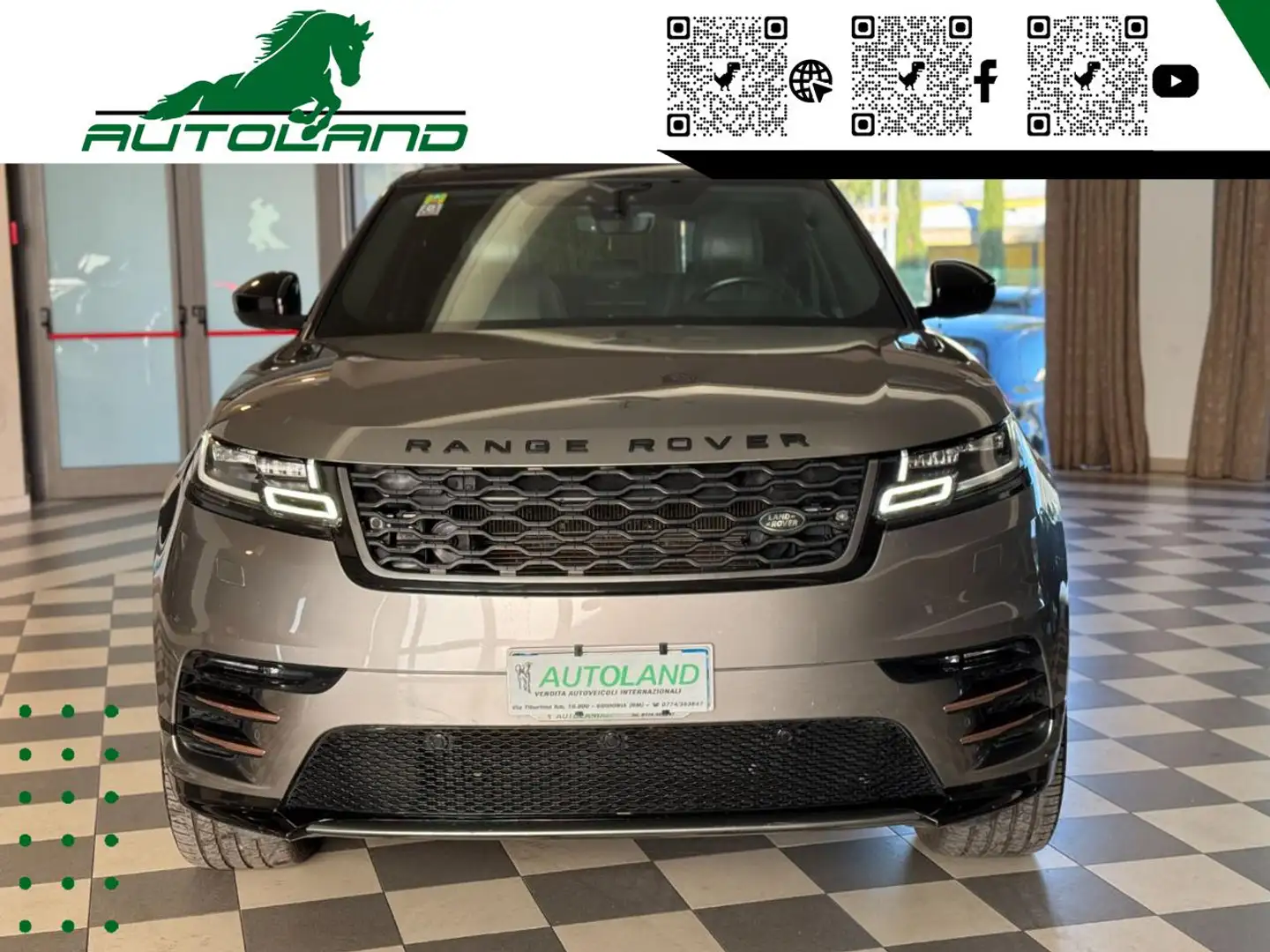 Land Rover Range Rover Velar 2.0D I4 240 CV R-Dynamic Grigio - 2