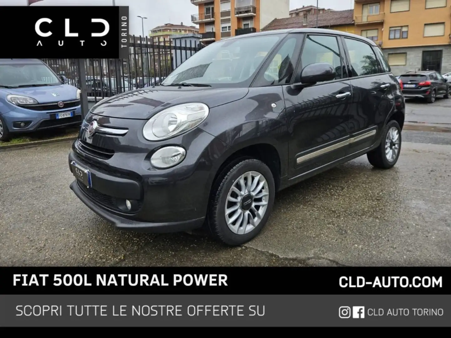 Fiat 500L 0.9 TwinAir Turbo Natural Power Easy Szürke - 1