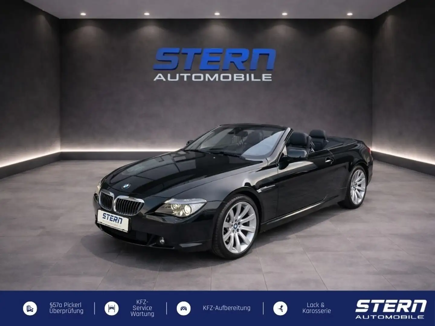 BMW 650 Ci Cabrio Österreich-Paket Aut. HUD/MEMORY/ Schwarz - 1