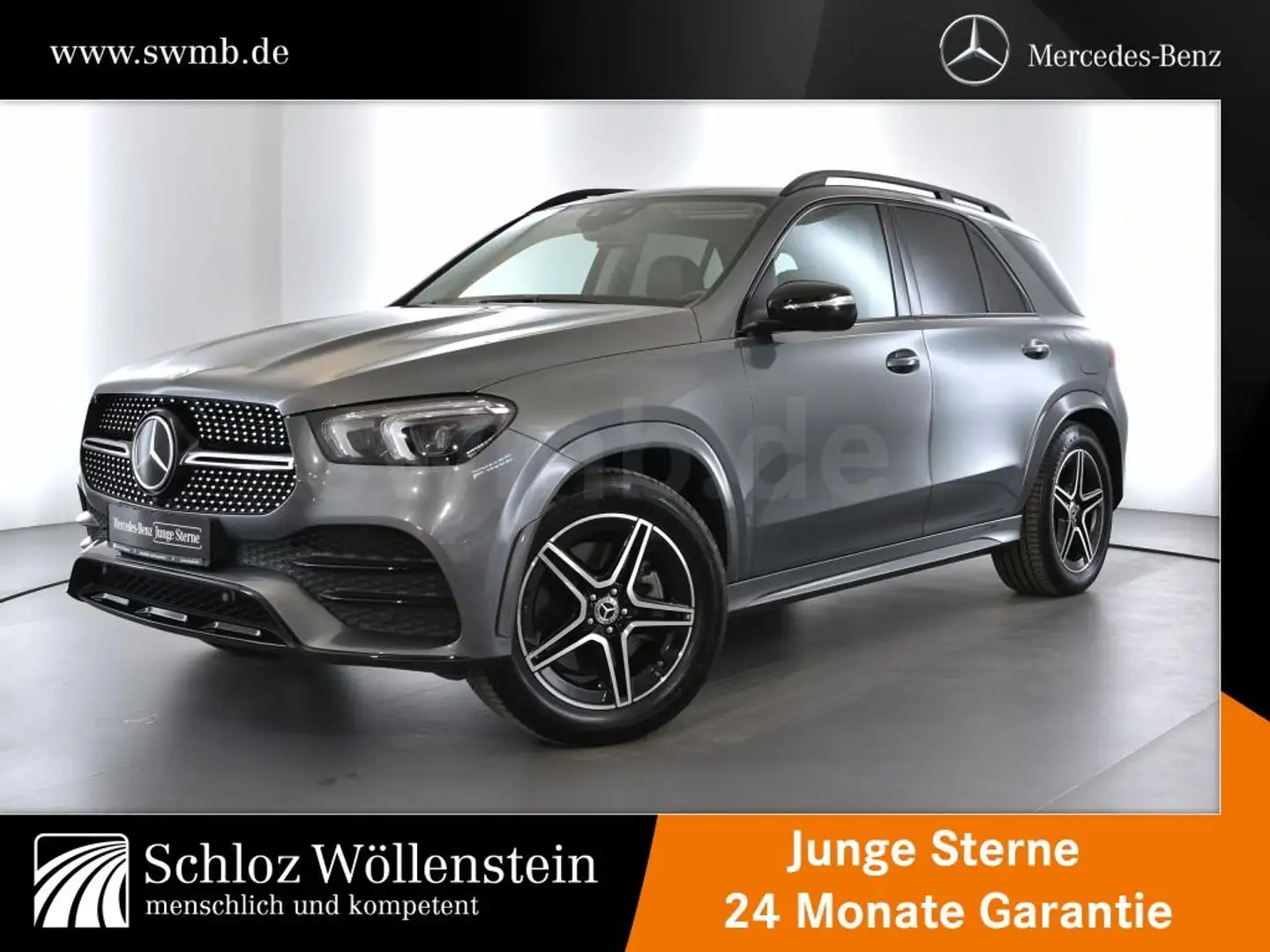 Mercedes-Benz GLE 350 de 4M AMG/Night/LED/AHK/Fahrass/Sitzklima Grijs - 1