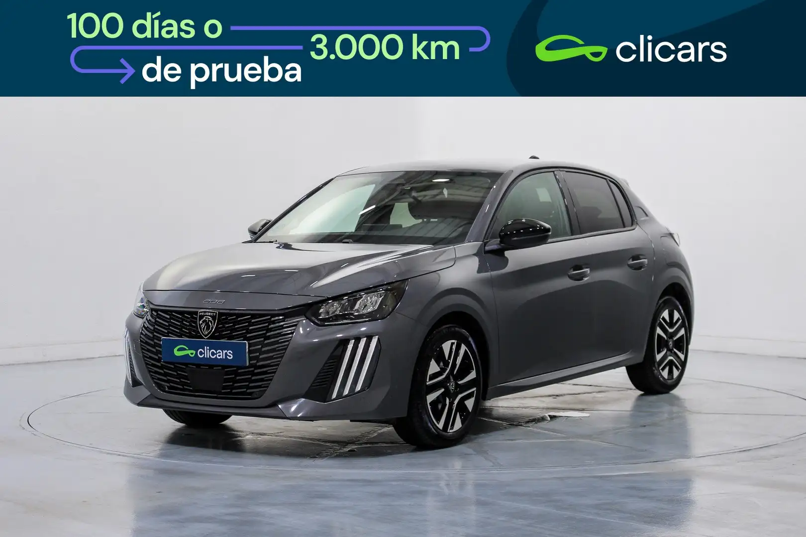 Peugeot 208 1.2 Puretech S&S Allure 100 Gris - 1