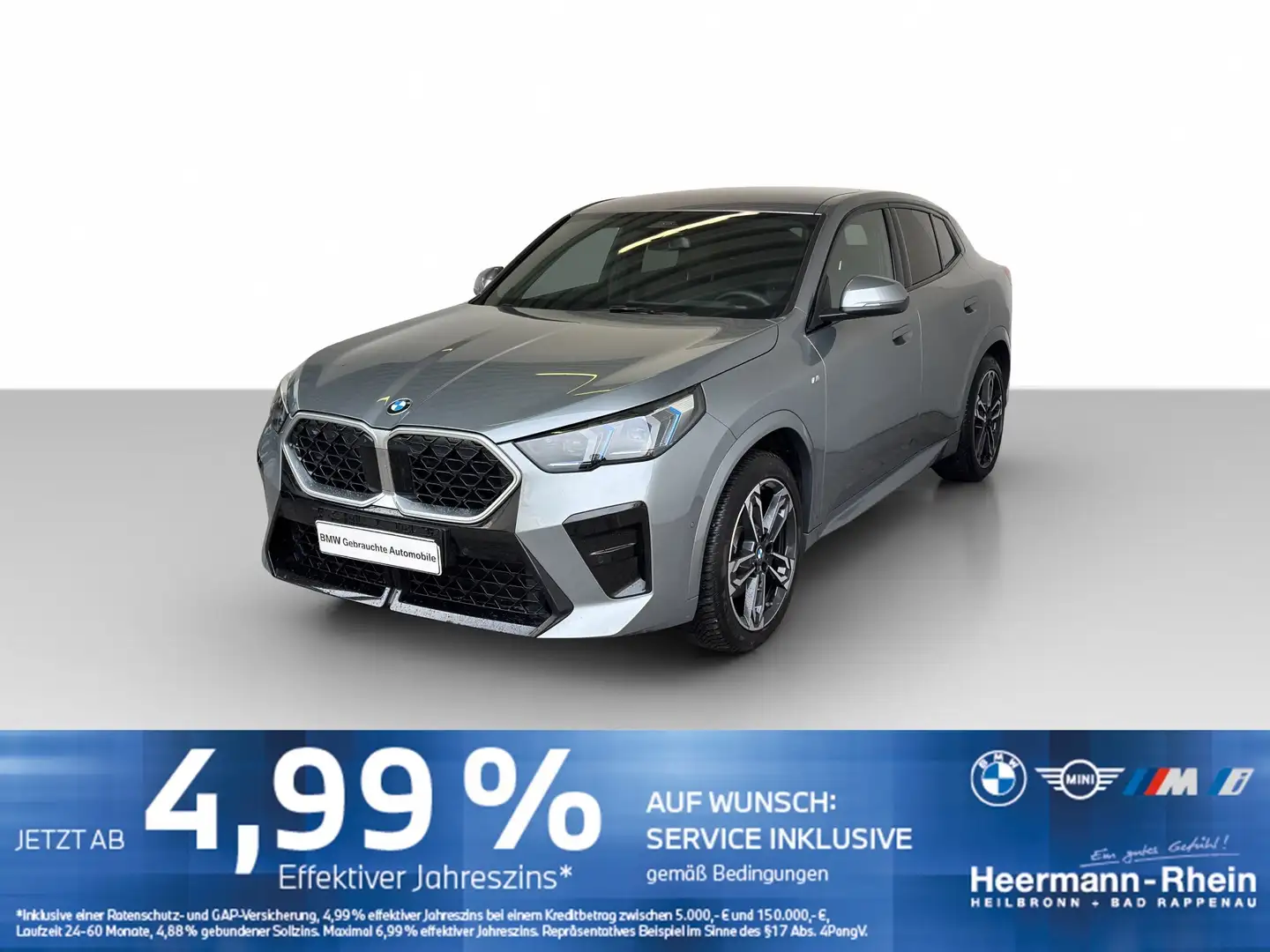 BMW X2 sDrive20iA M Sport LiveCock.HUD.DriveAss.AHK. Grau - 2