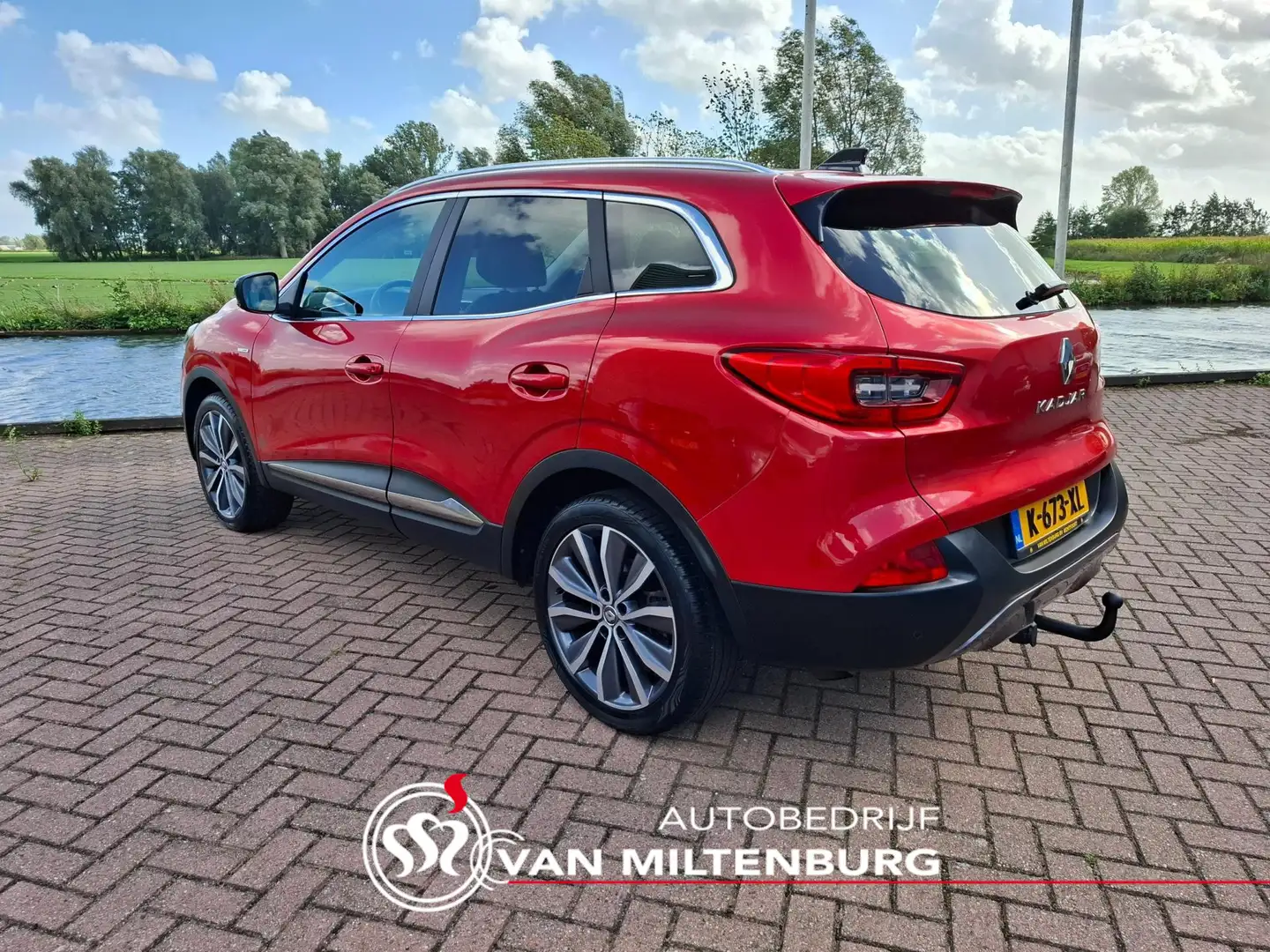 Renault Kadjar 1.2 TCe Bose Clima Leder-stof Navi Stoelverwarming Rood - 2
