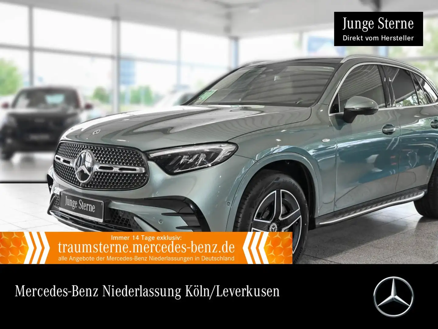 Mercedes-Benz GLC 300 e 4M AMG+PANO+AHK+LED+KAMERA+TOTW+KEYLESS Silber - 1