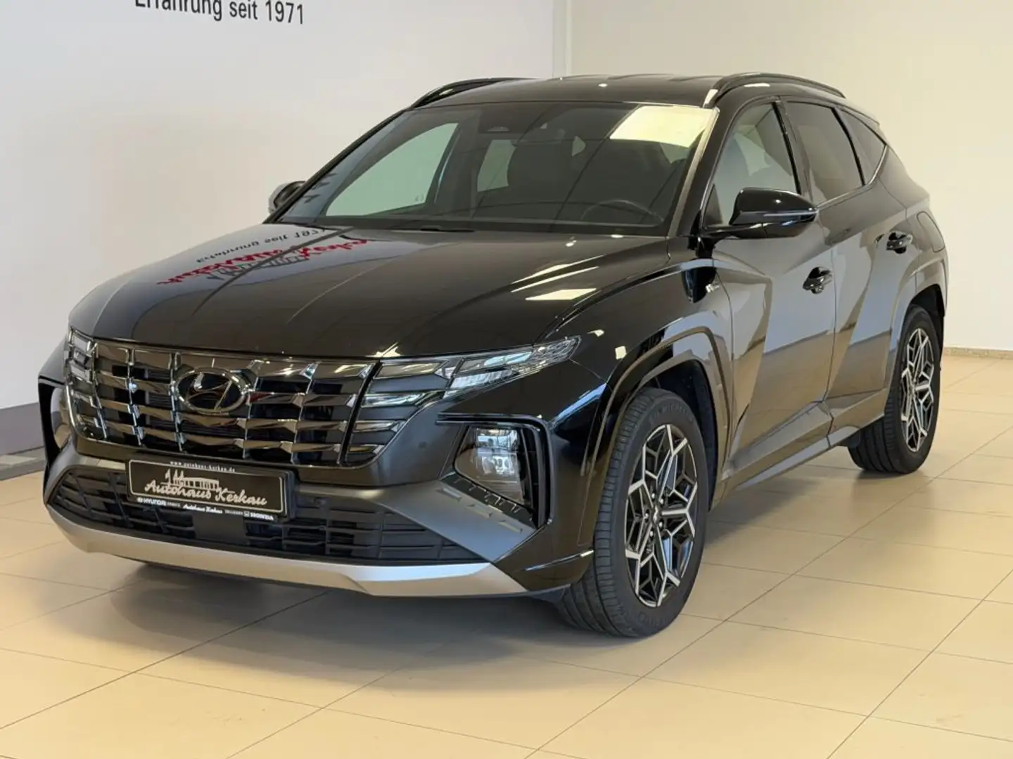 Hyundai TUCSON 1.6 T-GDi Plug-in-Hybrid 4WD N Line +AHK+Sitz Pake Schwarz - 2