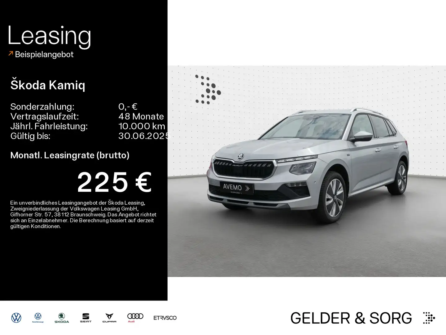 Skoda Kamiq Selection TSI DSG RFK*Navi*Virtual*AHK Zilver - 1