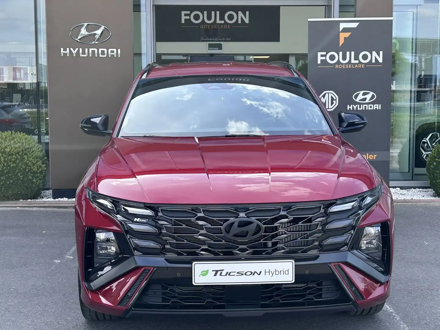 Hyundai TUCSON Feel Nline 1.6T-GDI AUTOMAAT Facelift model Rouge - 2