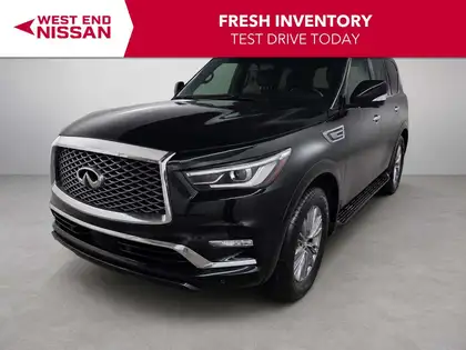 Black 2021 INFINITI QX80 SUV / Crossover All-Wheel Drive 7-Speed Automatic