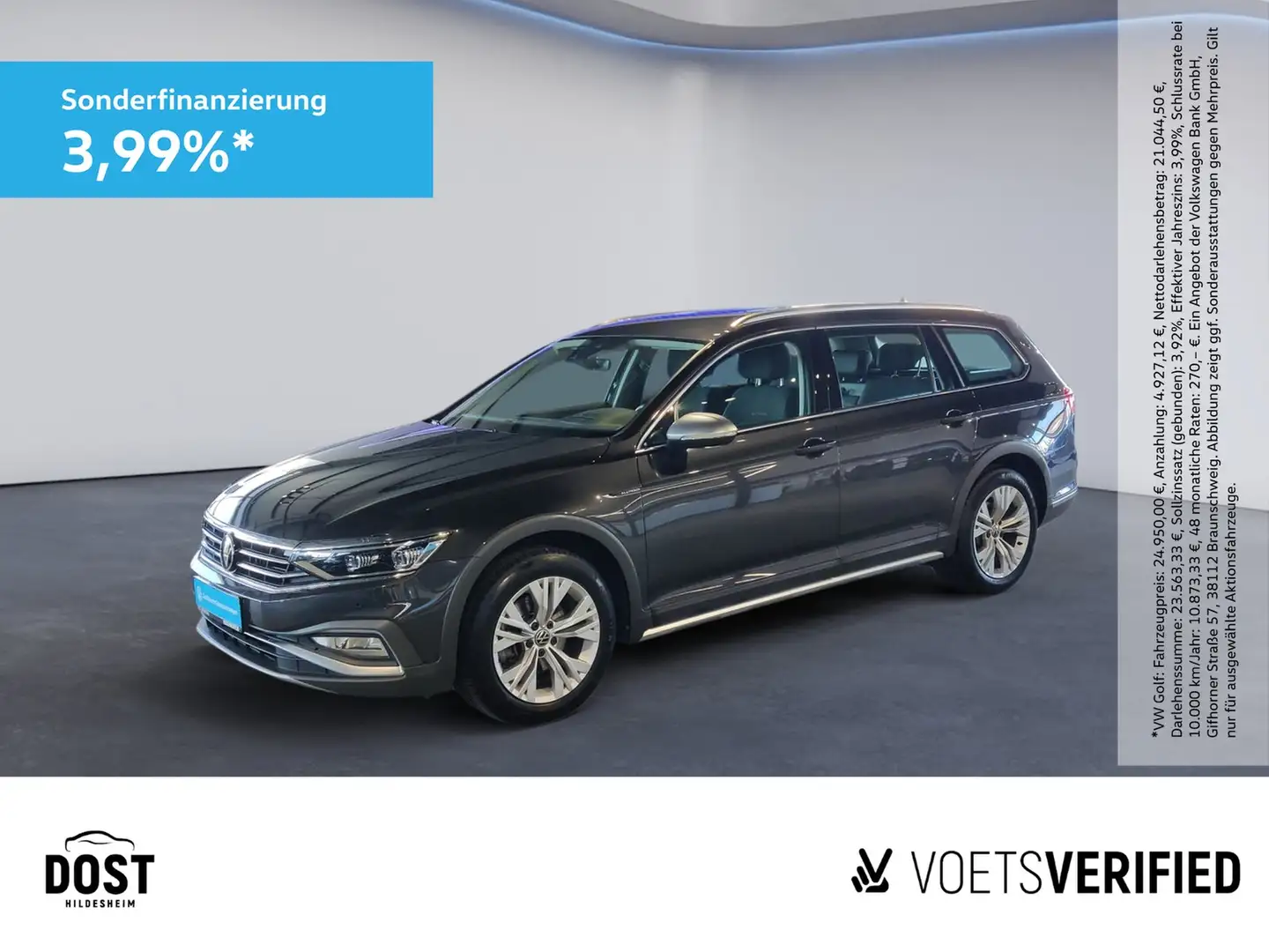 Volkswagen Passat Alltrack 2.0 TDI DSG AHK+NAVI+SHZ+MATRIX LED Grau - 1