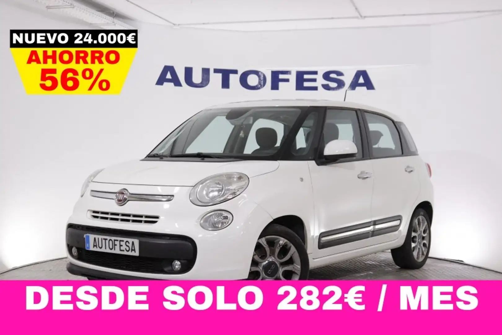 Fiat 500L 1.6 MJET LOUNGE 120cv 5P # TECHO PANORAMICO, NAVY Blanco - 1