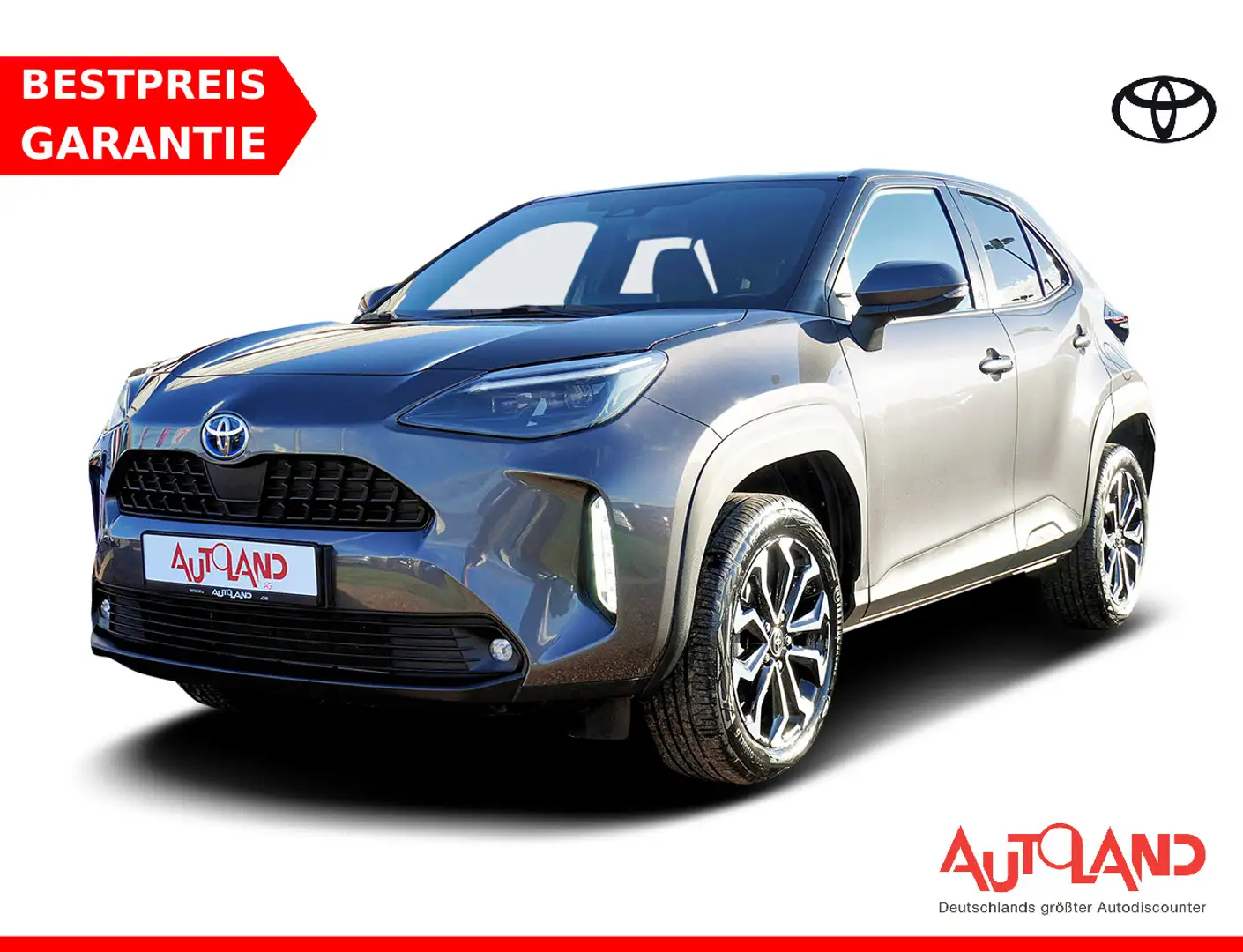 Toyota Yaris Cross 1.5 Hybrid Klimaaut. LED Navi DAB Grijs - 1