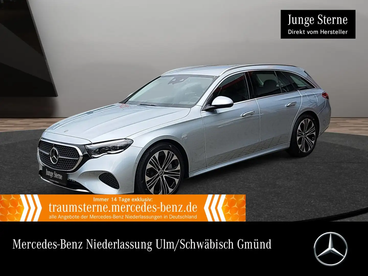 Mercedes-Benz E 300 e T Avantgarde Fahrass 360° Distr. HUD PTS Zilver - 1