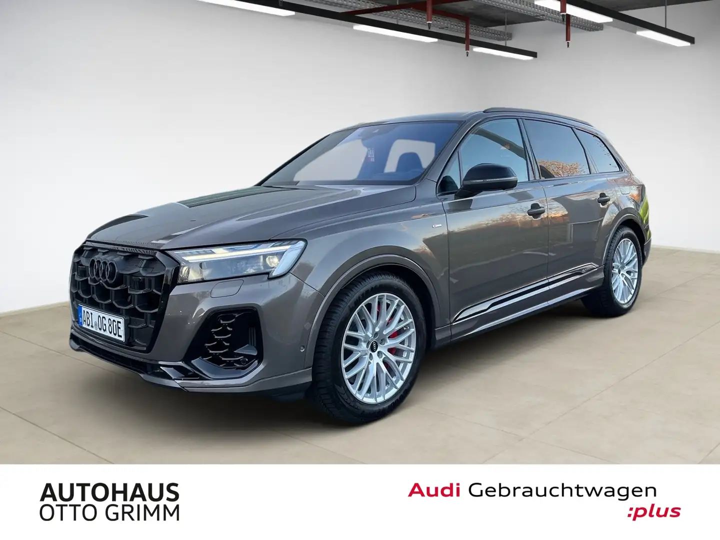 Audi Q7 3,0 TFSI e quattro S line Matrix AZV Gris - 1