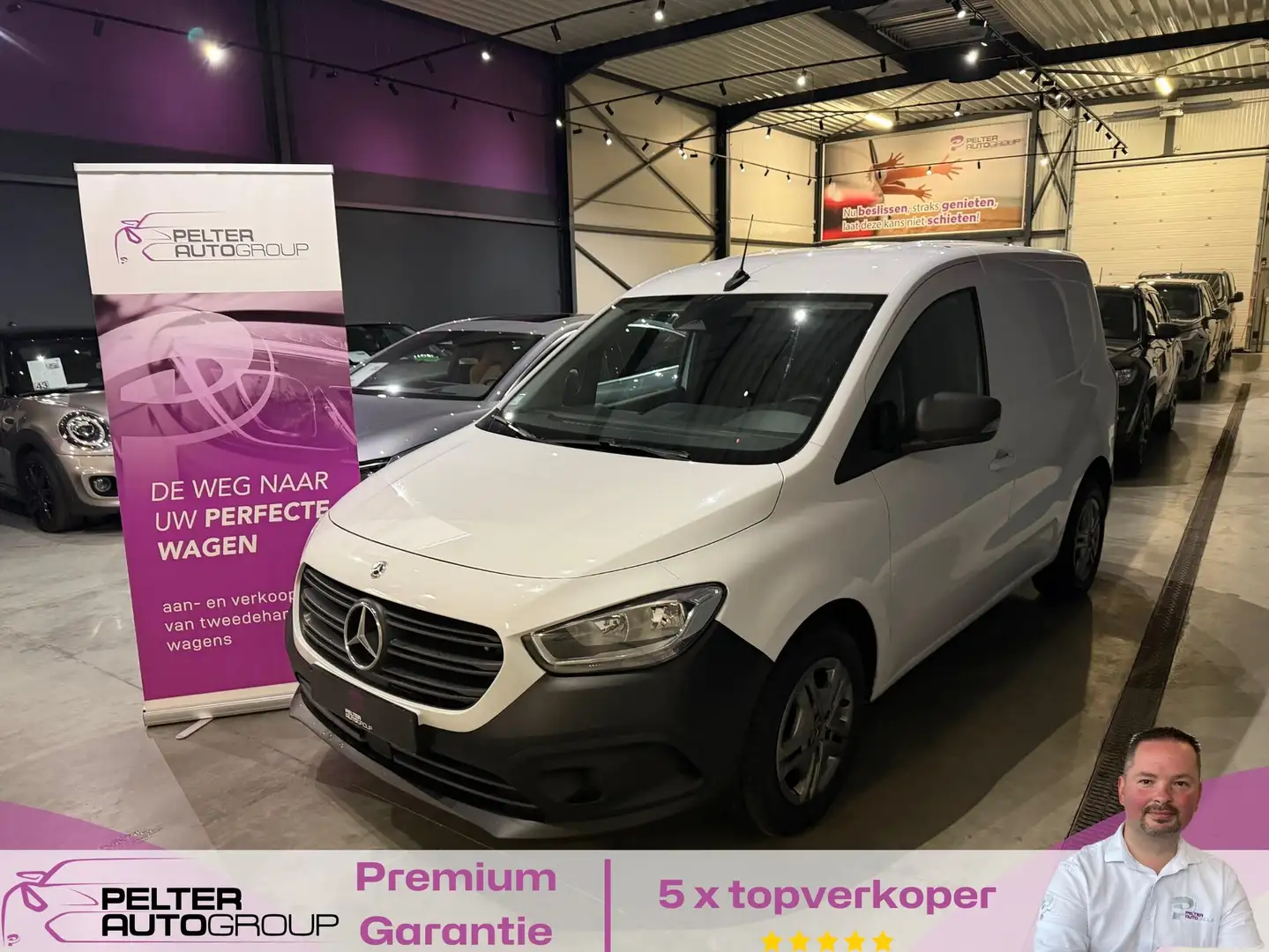 Mercedes-Benz Citan 110 CDi Lichte Vr. PDC Airco Bluetooth Blanc - 1