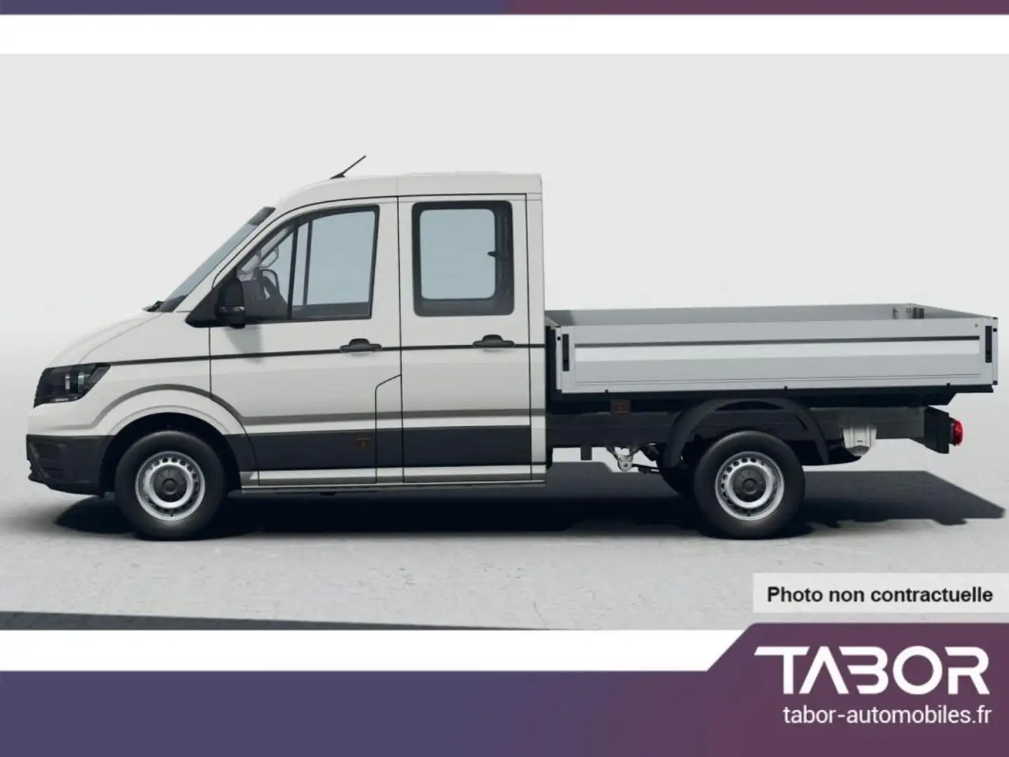 Volkswagen Crafter Pritsche 35 2.0 TDI 140 DOKA Blanc - 2