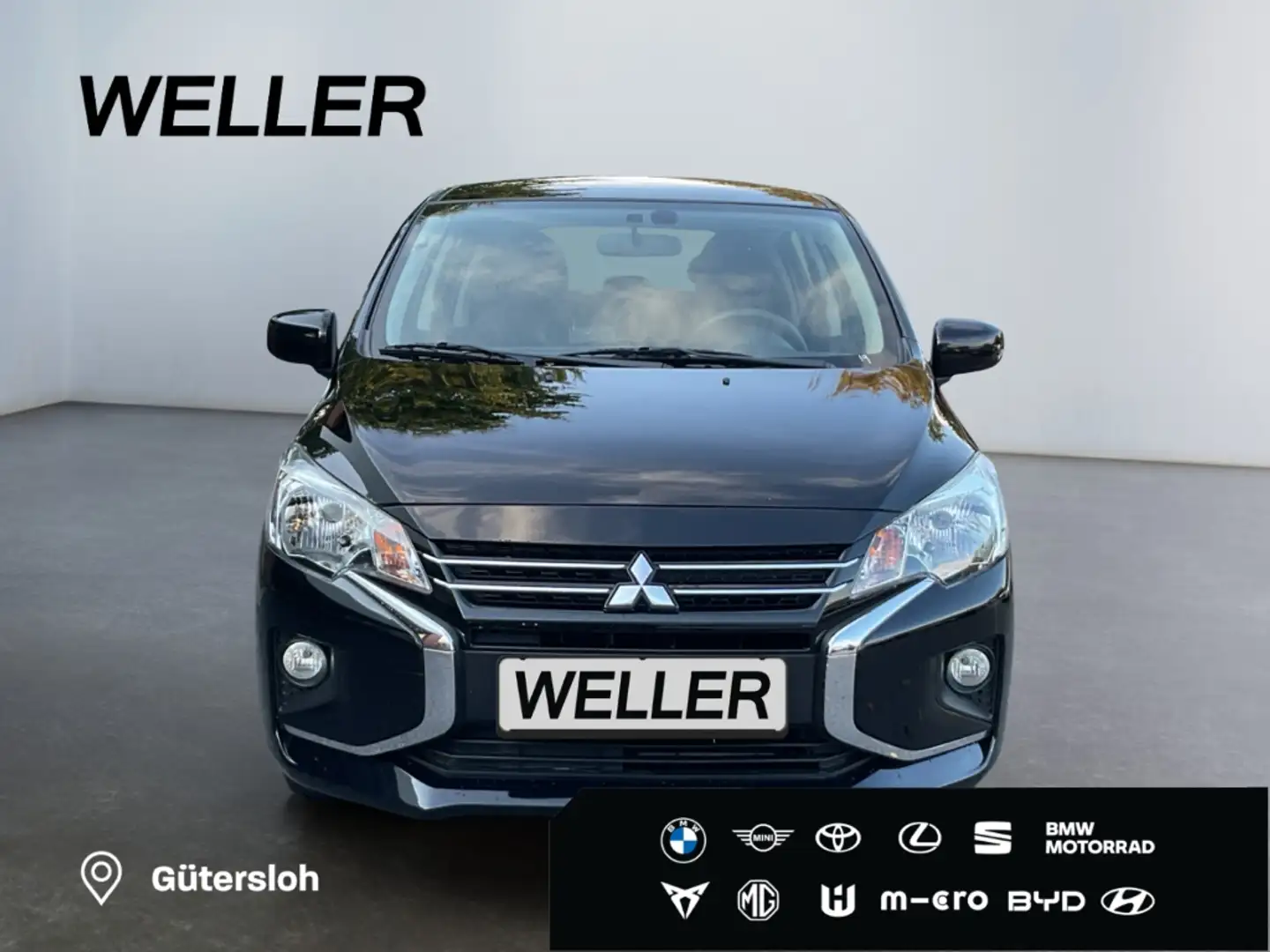 Mitsubishi Space Star 1.2 Select *Bluetooth*Klima*DAB*Color*CAM* Schwarz - 2