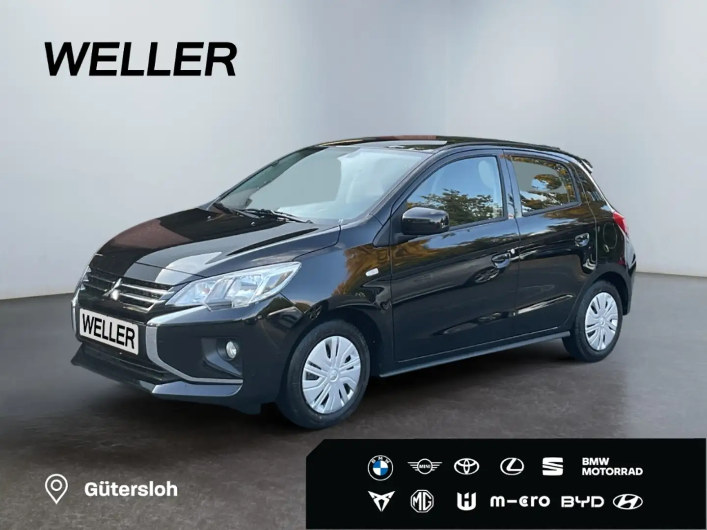 Mitsubishi Space Star 1.2 Select *Bluetooth*Klima*DAB*Color*CAM* Schwarz - 1