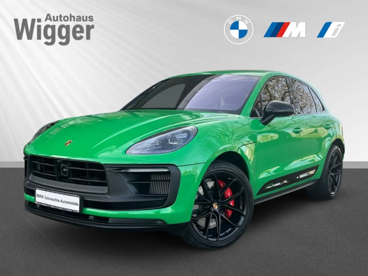 Porsche Macan GTS/AHK/Panodach/Nav/Leder/Bose/360 Kamera Grün - 1