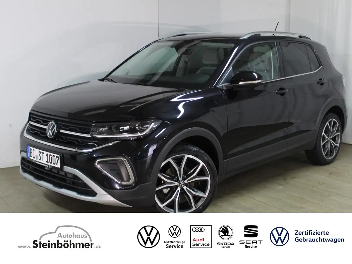 Volkswagen T-Cross Style 1.0 TSI DSG FACELIFT AHK Navi Keyles Fekete - 1