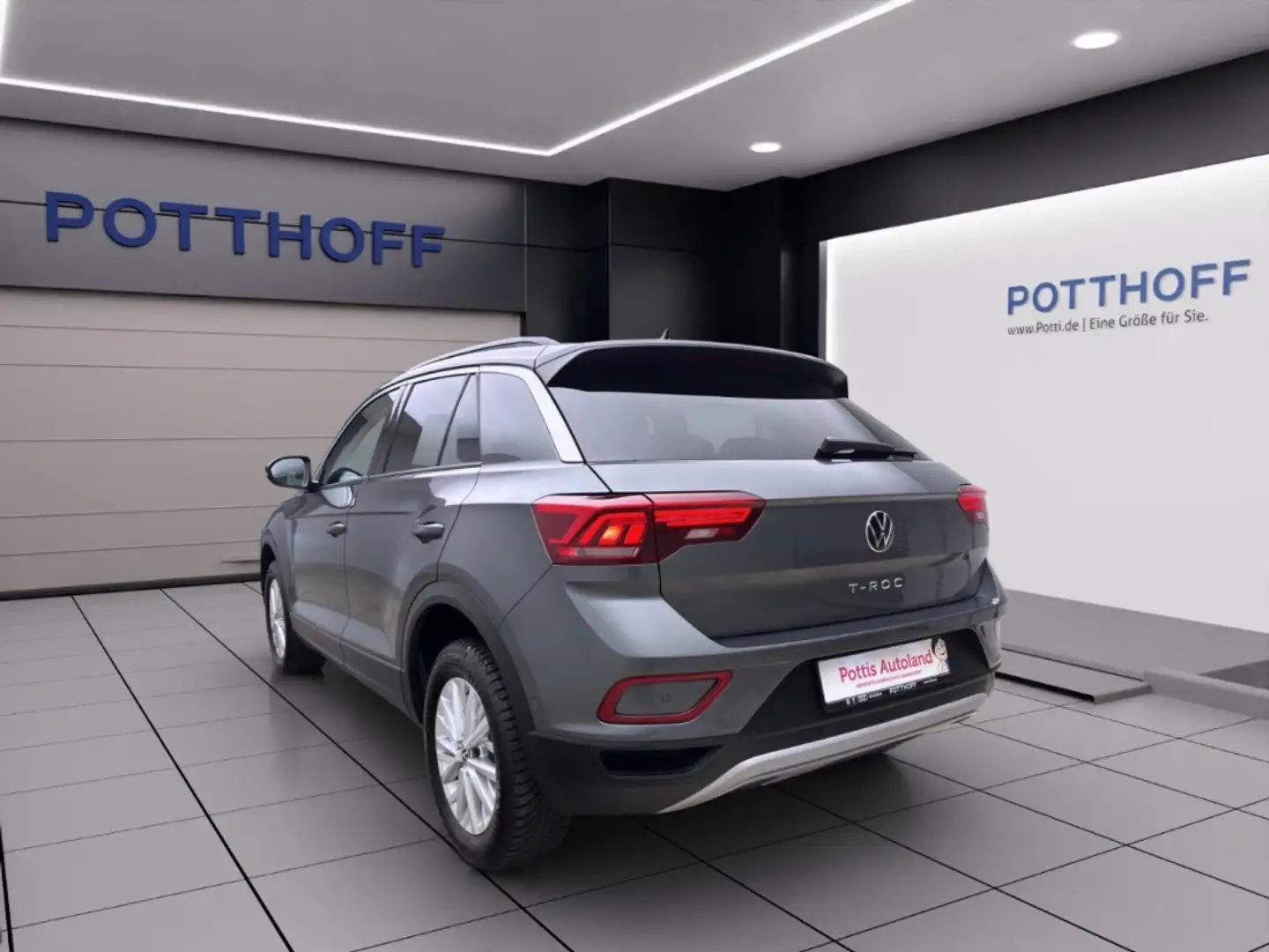 Volkswagen T-Roc 1.0 TSI LIFE NAVI LED PDC LM16 Grau - 2