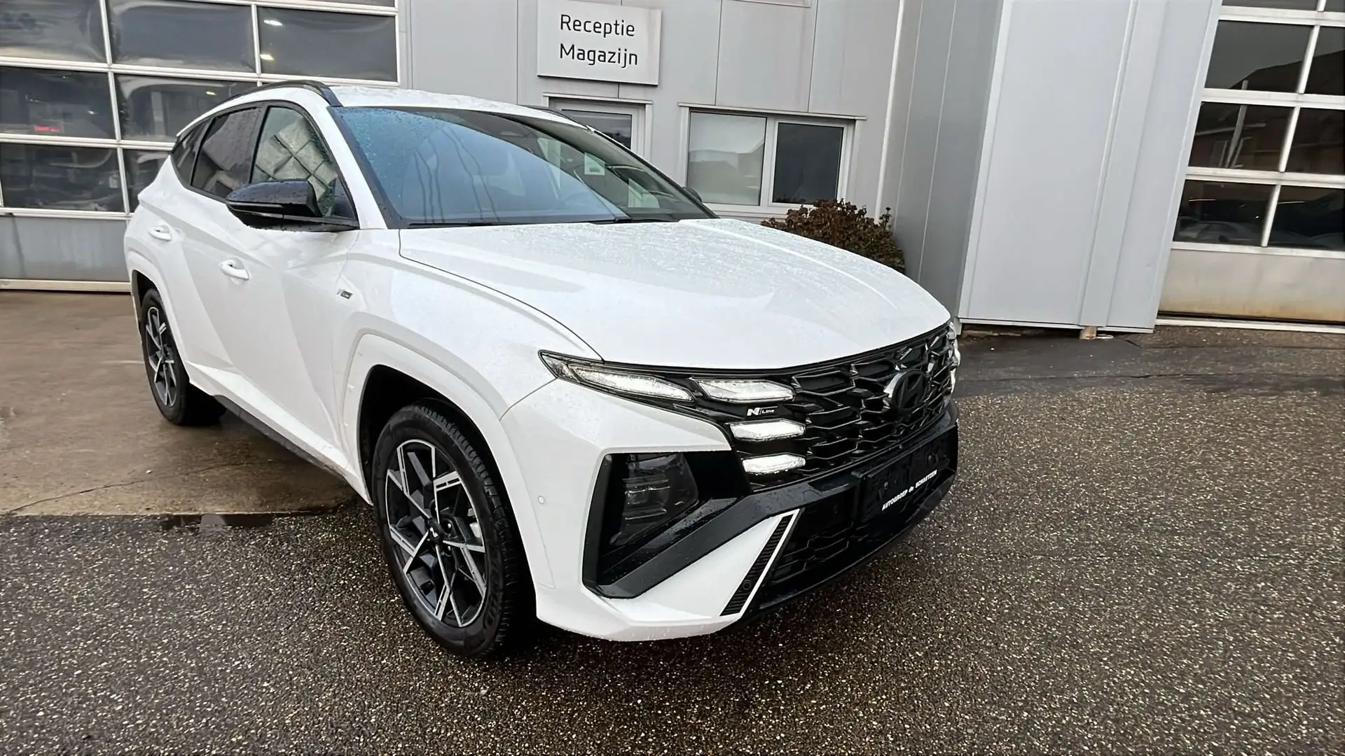 Hyundai TUCSON T-GDi HEV Shine NLine Blanc - 1