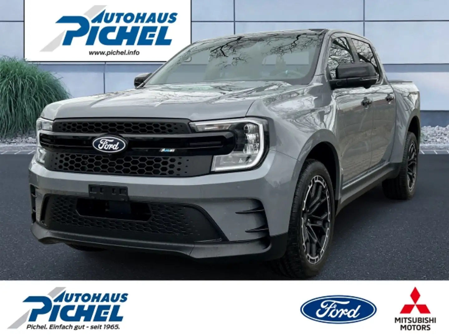 Ford Ranger MSRT 3l 240PS SOFORT+elektr.ROLLO+TECHNO68💪💪💪 Grau - 1