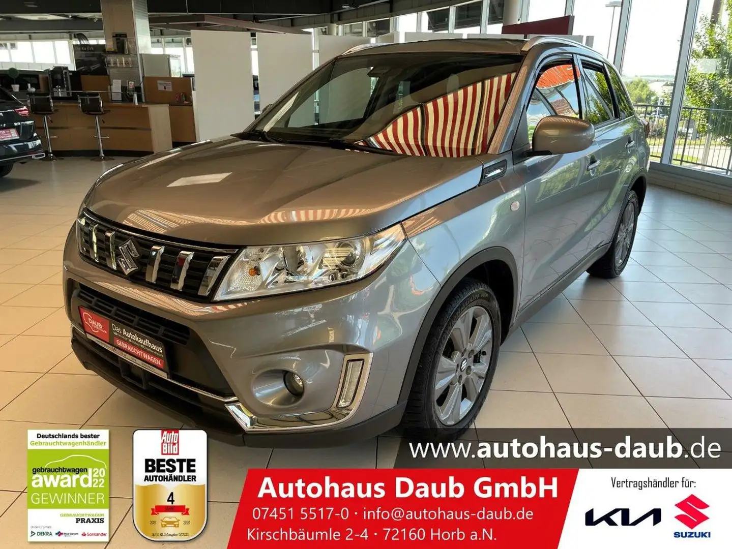 Suzuki Vitara 1.4 Comfort+Allrad+Kamera+Alu+Klima+uvm+ Grau - 1