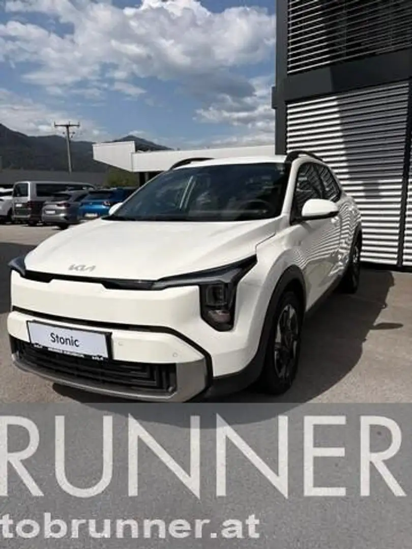 Kia Stonic 1,0 TGDI GPF ISG Titan Weiß - 1