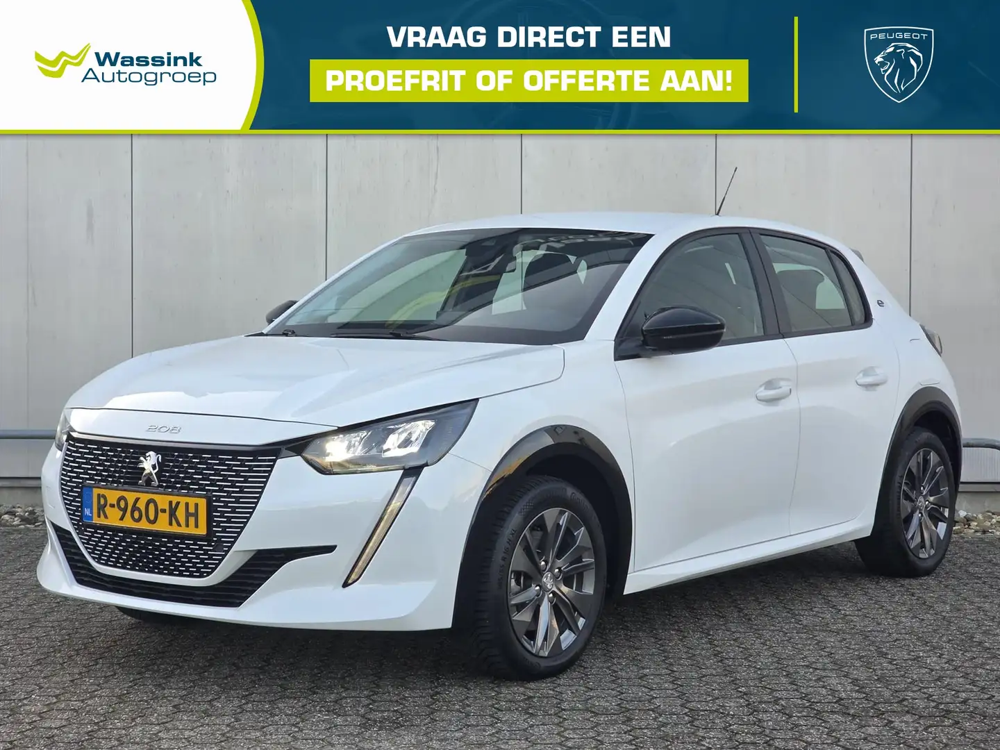 Peugeot e-208 50kWh 136pk Active Pack | Navigatie | Bluetooth | Blanco - 1