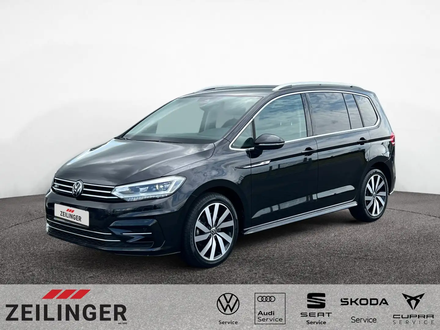 Volkswagen Touran Highline TDI DSG|R-Line Ext|7-S|AHK|eHECK Schwarz - 1