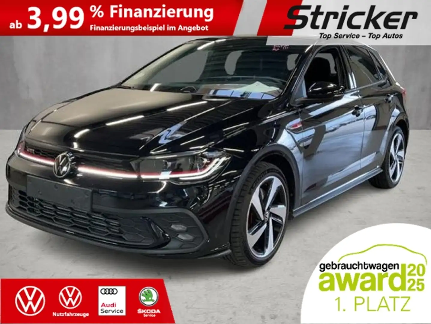 Volkswagen Polo GTI 2.0TSI DSG 249,-ohne Anzahlung App-Connect IQ Schwarz - 2