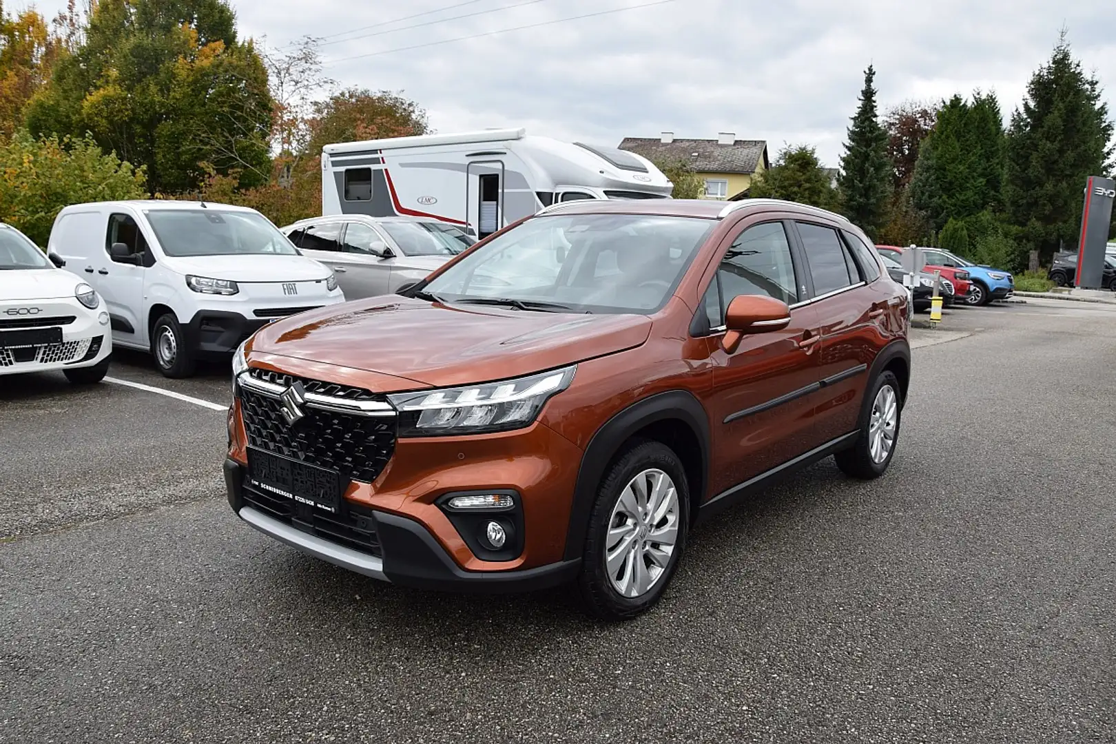 Suzuki S-Cross 1,4 DITC Hybrid shine 8 Fach bereift Braun - 1