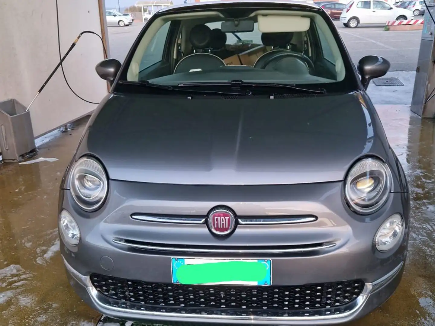 Fiat 500 500 1.2 Lounge 69cv Grigio - 1