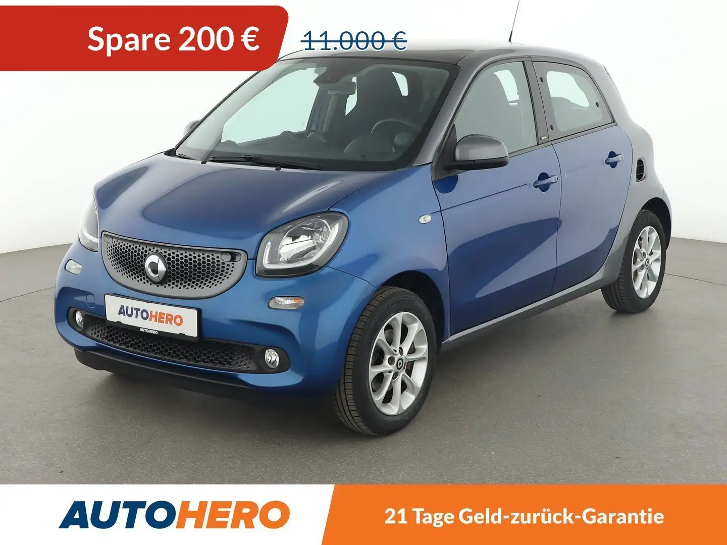 smart forFour 0.9 Turbo passion*PDC*SHZ*PANO*KLIMA*TEMPO* Blau - 1