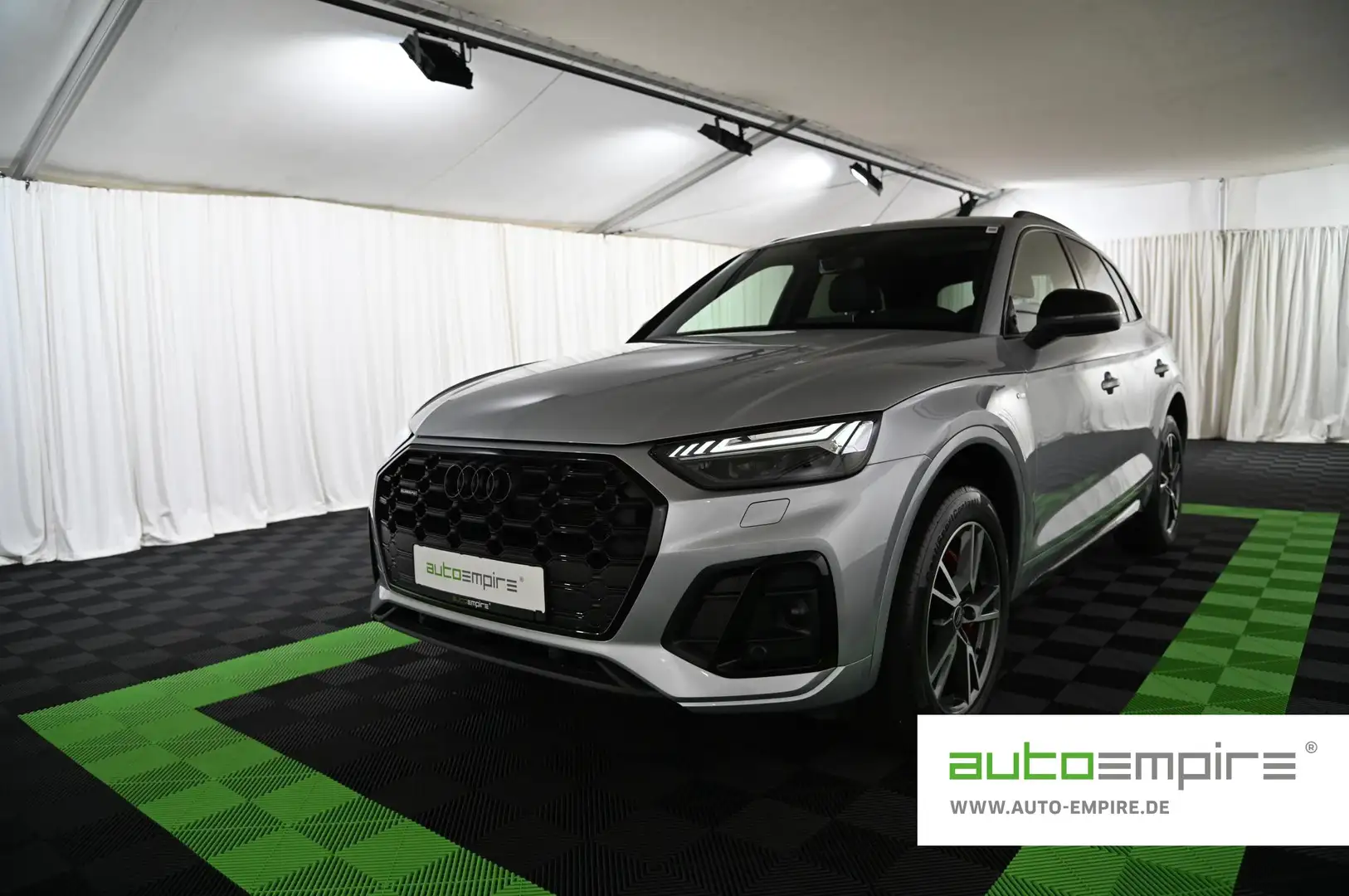 Audi Q5 50 TFSIe quattro S-Line+ MATRIX/MMI+/PANO/19 Silver - 1