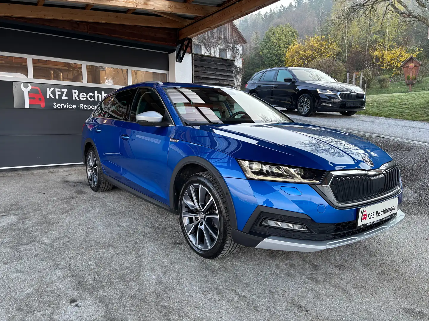 Skoda Octavia Scout 4x4 LED HUD SHZ MULTI APP 18 ZOLL AHV VIRTUE Blau - 1