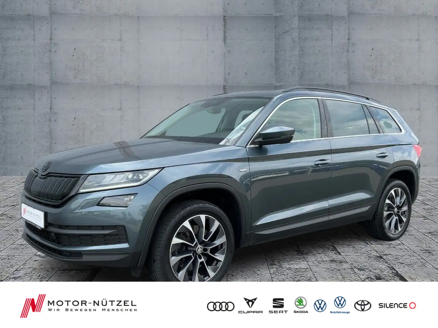 Skoda Kodiaq 2.0 TDI 4x4 DSG DRIVE 125 STDHZG+AHK+PANO Grau - 1