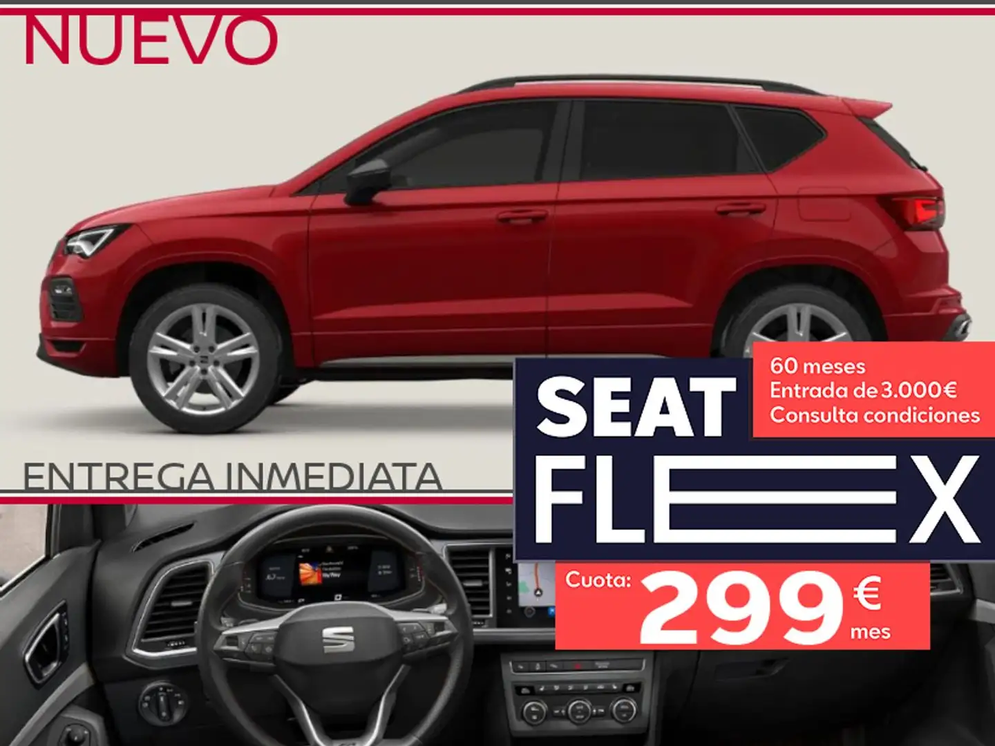 SEAT Ateca 1.5 EcoTSI S&S FR Special Edition Rojo - 1
