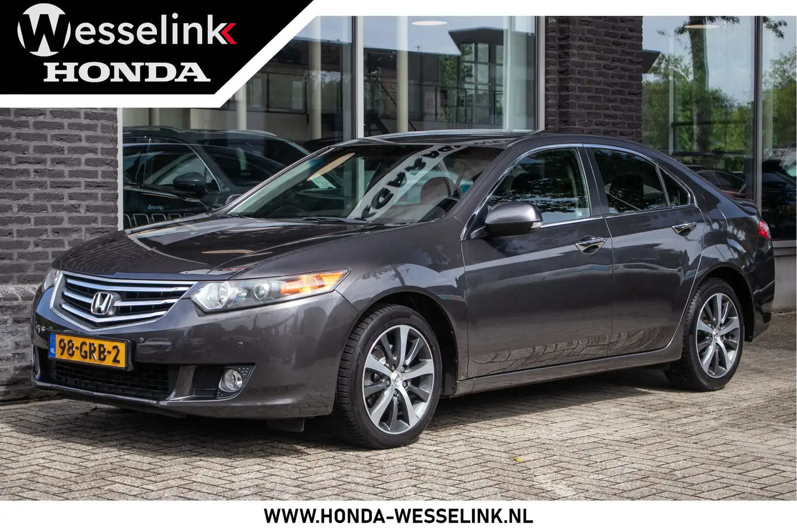 Honda Accord 2.0i Elegance - All-in rijklrprs | airco Grijs - 1