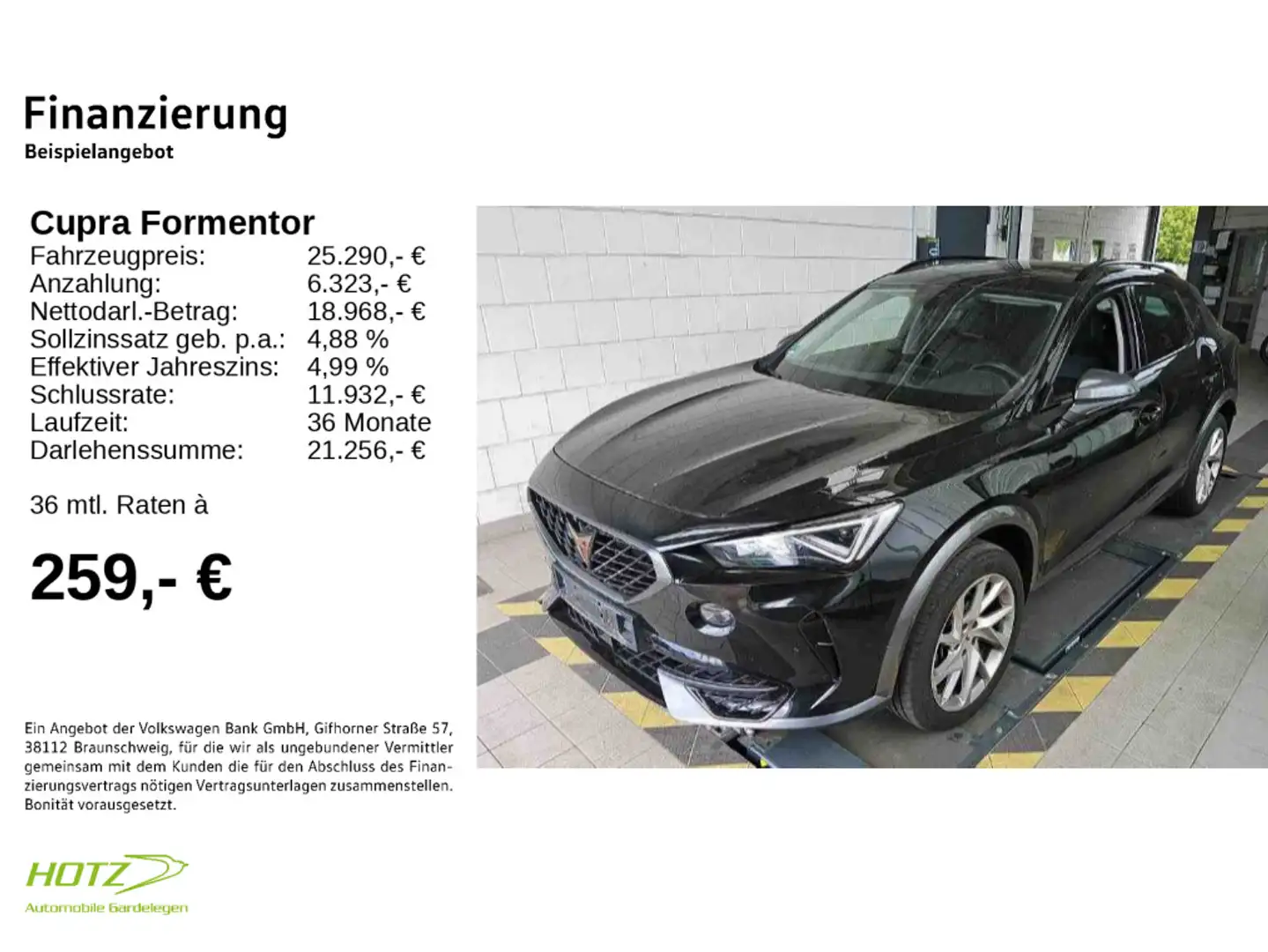 CUPRA Formentor 1.5 TSI DSG Schwarz - 2