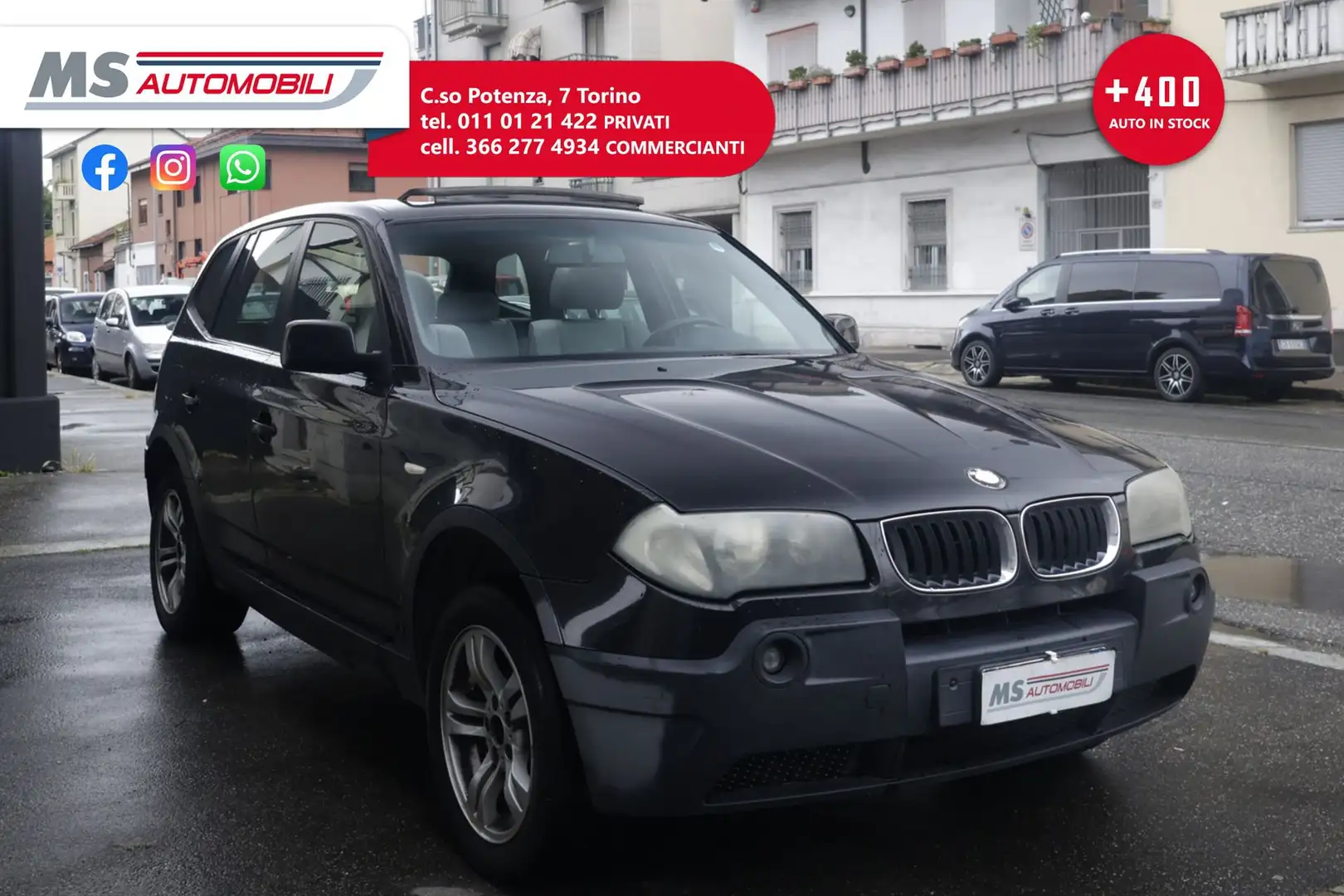 BMW X3 BMW X3 2.0d Tetto Panoramico Unicoproprietario Siyah - 1