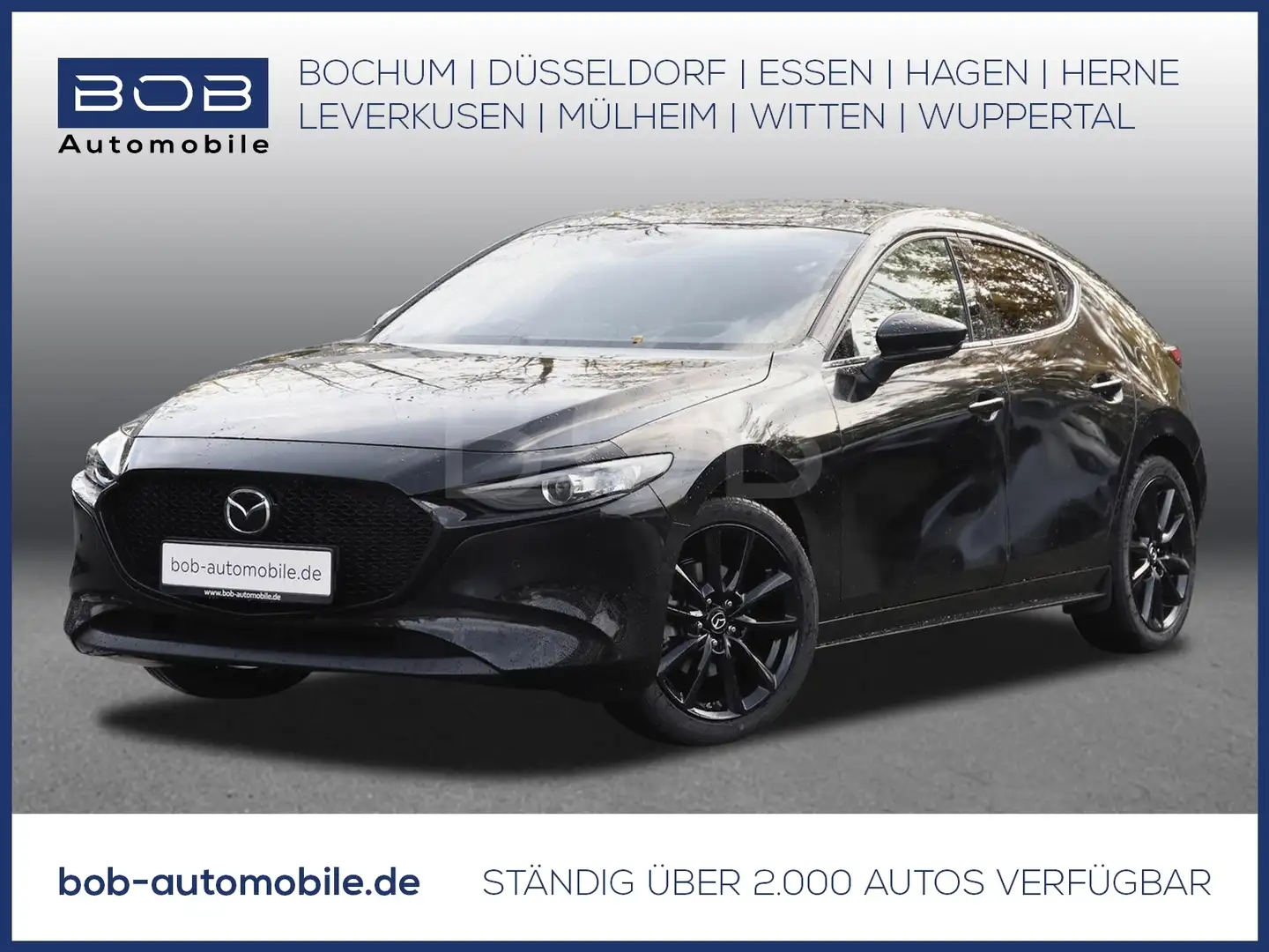 Mazda 3 G 140 Homura NAVI SHZ PDC KLIMA LM-Felgen Schwarz - 1