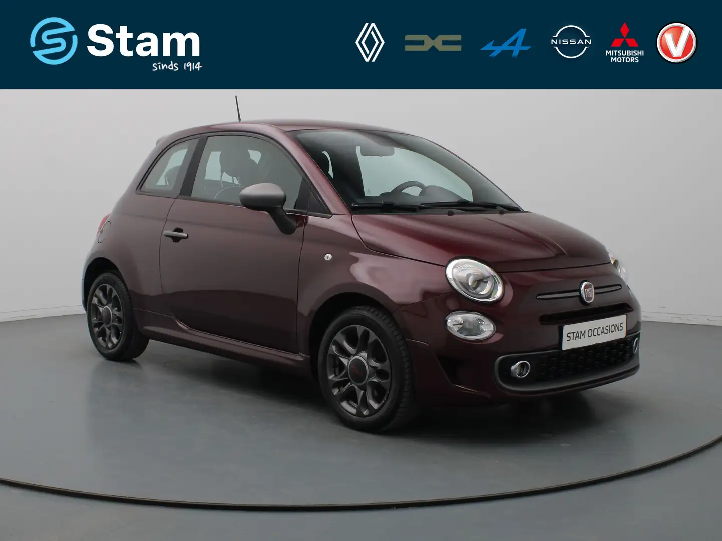 Fiat 500 70pk Star Semi automaat Cruise | Climate | Carplay Rood - 1