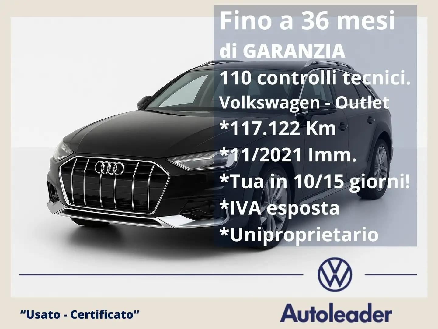 Audi A4 allroad A4 allroad 40 TDI 204 CV S tronic Business Evoluti Nero - 1