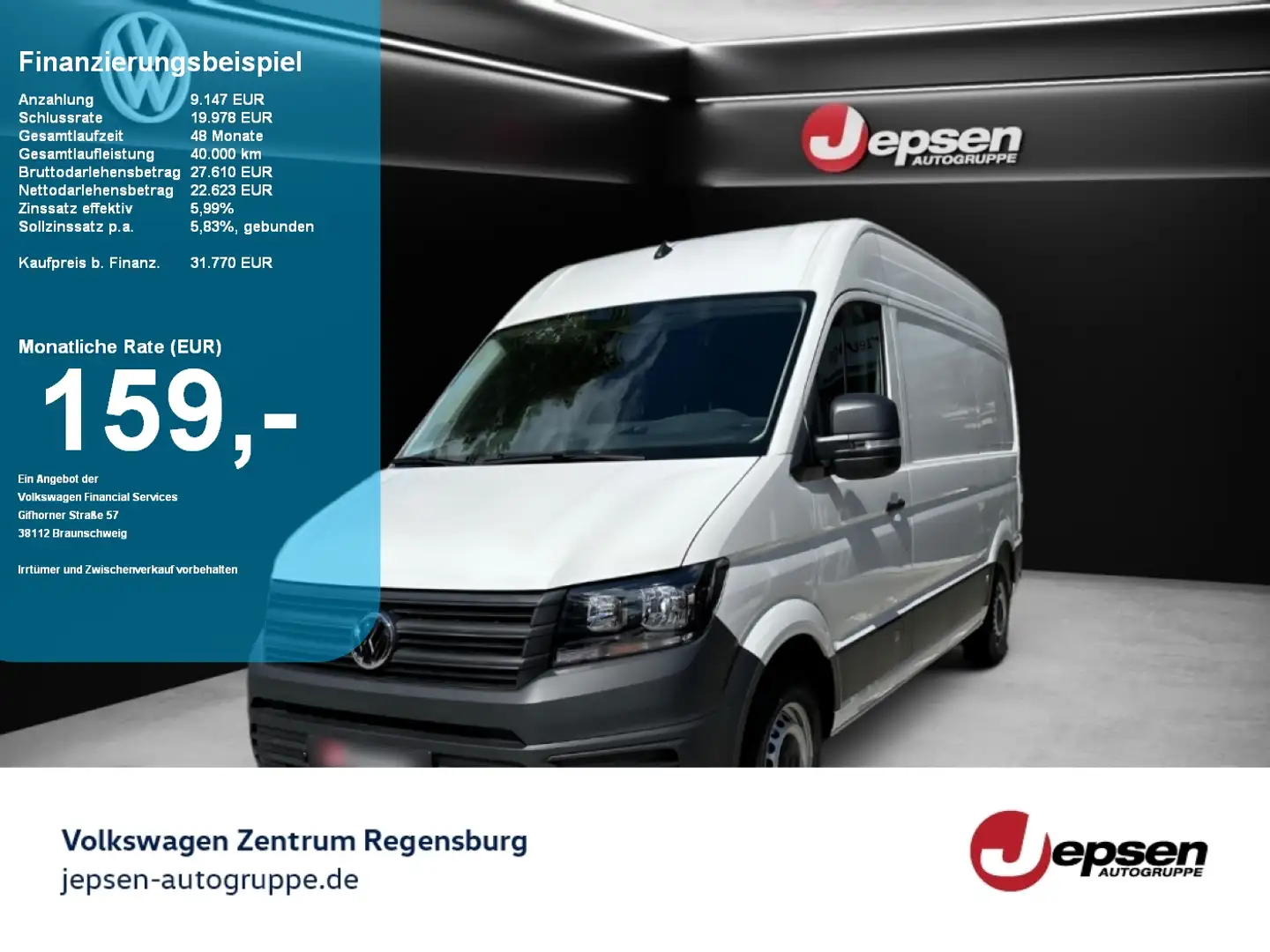 Volkswagen Crafter 35 Kasten HD MR TDI 6G R-KAMERA SHZ PDC Weiß - 1